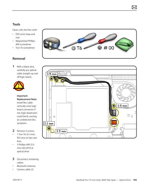 Apple Technician Guide MacBook Pro (17-inch, Early 2009) - tim.id.au