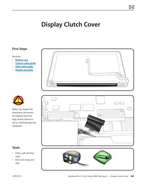 Apple Technician Guide MacBook Pro (17-inch, Early 2009) - tim.id.au