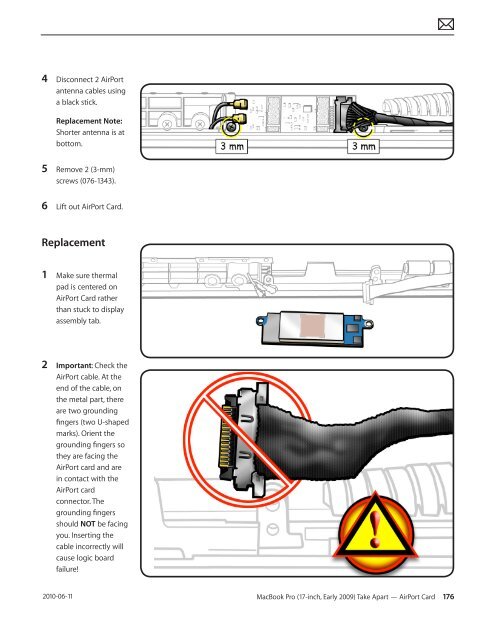 Apple Technician Guide MacBook Pro (17-inch, Early 2009) - tim.id.au