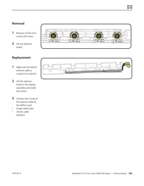 Apple Technician Guide MacBook Pro (17-inch, Early 2009) - tim.id.au