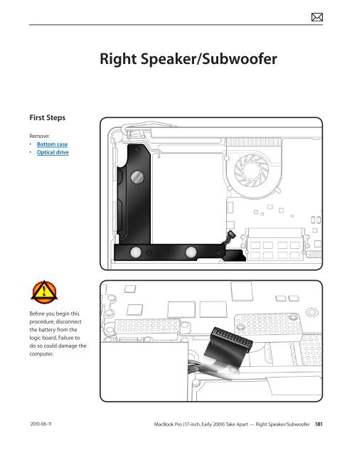 Apple Technician Guide MacBook Pro (17-inch, Early 2009) - tim.id.au