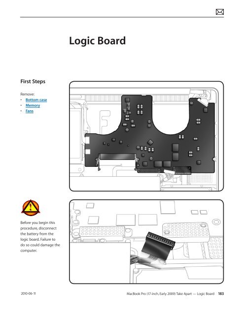 Apple Technician Guide MacBook Pro (17-inch, Early 2009) - tim.id.au