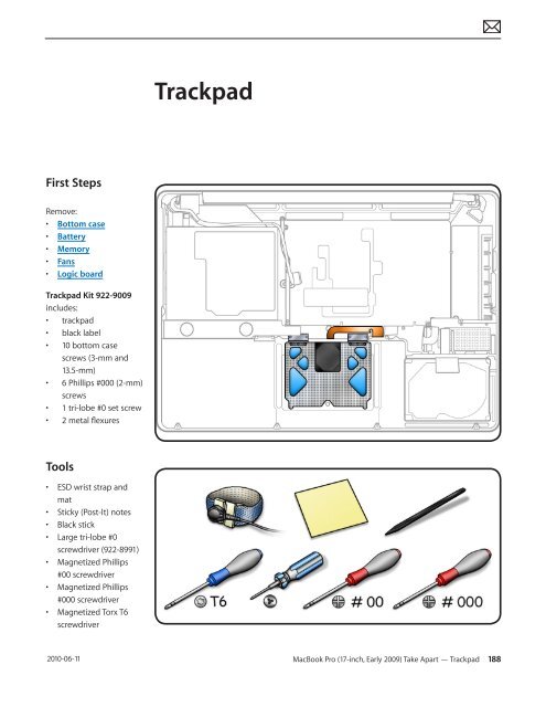 Apple Technician Guide MacBook Pro (17-inch, Early 2009) - tim.id.au