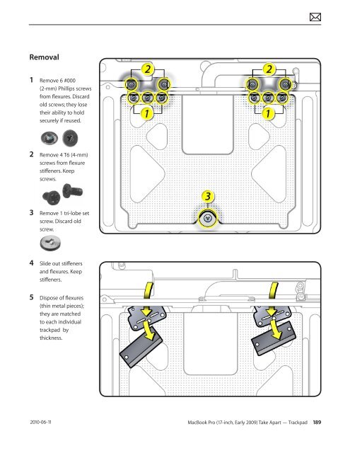 Apple Technician Guide MacBook Pro (17-inch, Early 2009) - tim.id.au