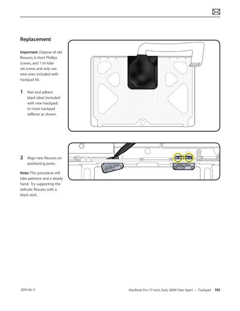 Apple Technician Guide MacBook Pro (17-inch, Early 2009) - tim.id.au