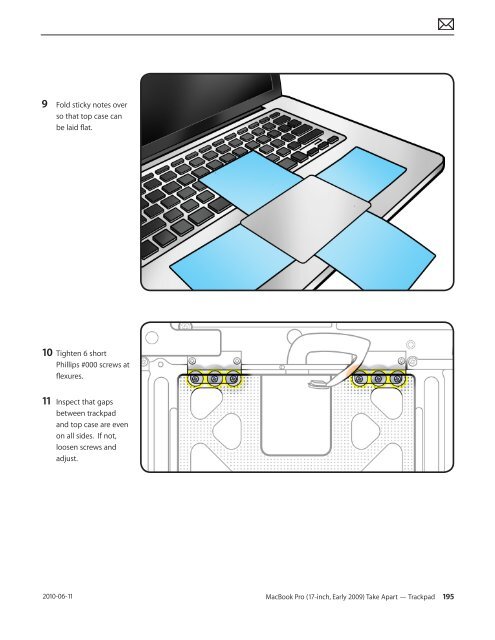 Apple Technician Guide MacBook Pro (17-inch, Early 2009) - tim.id.au