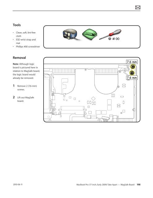 Apple Technician Guide MacBook Pro (17-inch, Early 2009) - tim.id.au