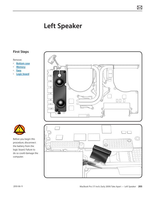 Apple Technician Guide MacBook Pro (17-inch, Early 2009) - tim.id.au