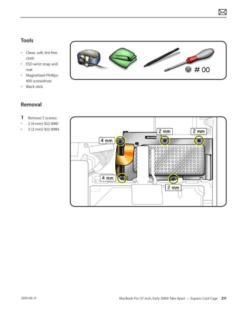 Apple Technician Guide MacBook Pro (17-inch, Early 2009) - tim.id.au