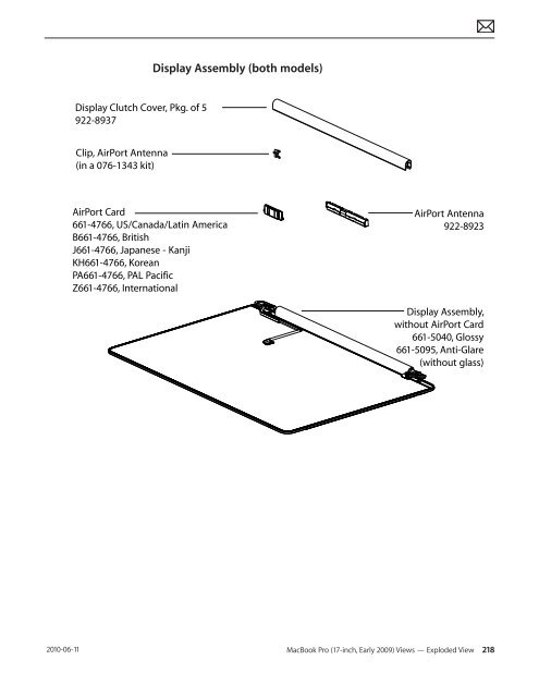 Apple Technician Guide MacBook Pro (17-inch, Early 2009) - tim.id.au