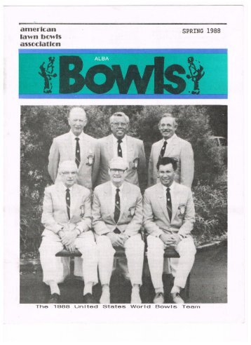 american lawn b()wls ass()ciatl()n - United States Lawn Bowls ...