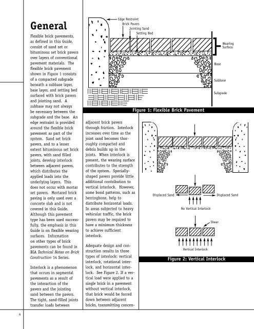 Flexible Vehicular Brick Paving