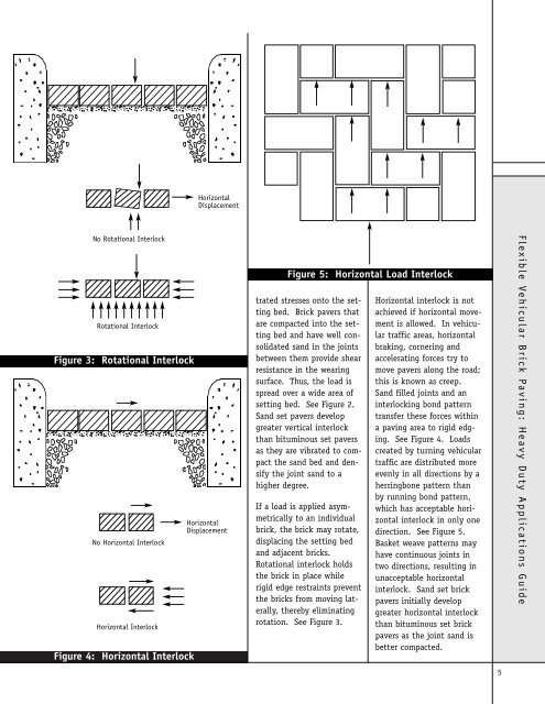 Flexible Vehicular Brick Paving