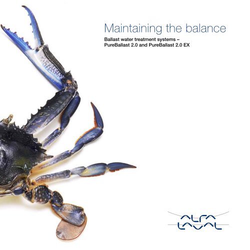 PureBallast 2.0 ballast water treatment system Alfa Laval