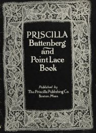 The Priscilla Battenberg and point lace book; a collection of lace ...
