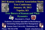 Tree Borers of Kansas and Their Dynamics - Kansas Arborists ...