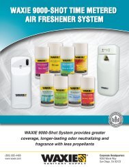 WAXIE 9000-SHOT TIME METERED AIR FRESHENER SYSTEM