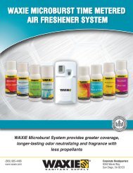 WAXIE MICROBURST TIME METERED AIR FRESHENER SYSTEM