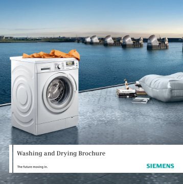 Washing and Drying Brochure - Siemens Home Appliances