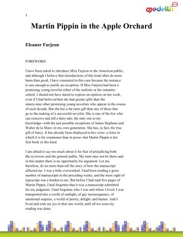 Martin Pippin in the Apple Orchard Eleanor Farjeon