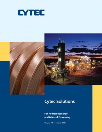 Cytec Solutions, Volume 14 - CYTEC Industries