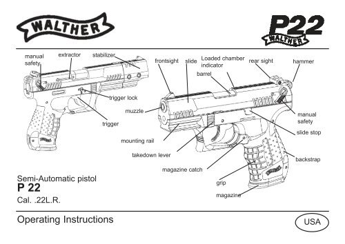 Walther P22 Parts Diagram