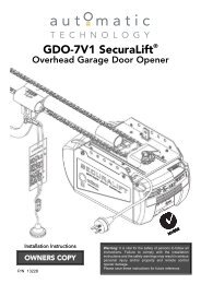 GDO-7V1 SecuraLift - Capital Doorworks