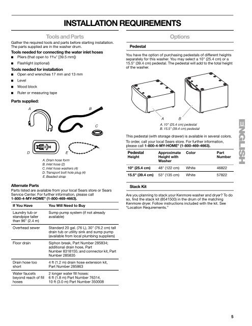 Front-Loading Automatic Washer Lavadora automática ... - Kenmore