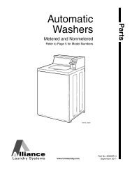 Automatic Washer Parts Manual - PWS Laundry Parts