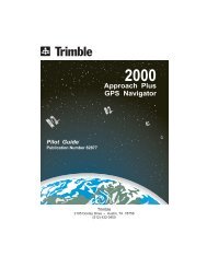 2000 Approach Plus GPS Navigator Pilot Guide - Elite Simulation