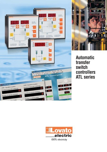 Automatic transfer switch controllers ATL series - LOVATO Electric SpA