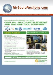 OVER 300 LOTS OF METALWORKING AND MACHINE TOOL ...