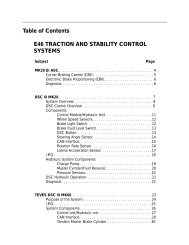 Table of Contents E46 TRACTION AND STABILITY ... - bmwtech.ru
