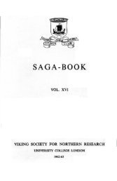 SAGA-BOOK - Viking Society Web Publications