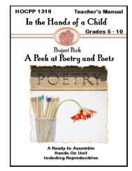 A Peek at Poetry - Galena Park Independent School District