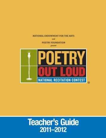 Teacher's Guide - Poetry Out Loud