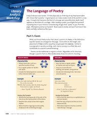 The Language of Poetry - LanguageArts-NHS