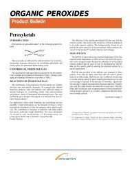 Peroxyketals Product Bulletin - Arkema Inc.