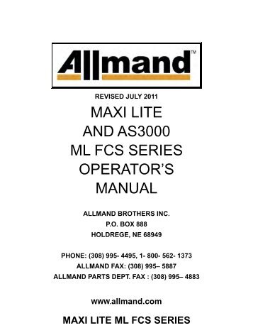 operation - Allmand