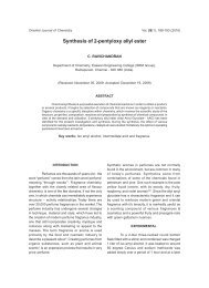 View PDF - Oriental Journal Of Chemistry