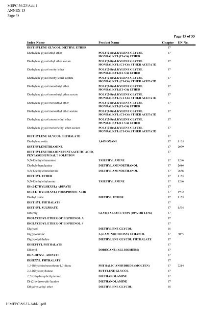 MEPC 56/23/Add.1 ANNEX 13 RESOLUTION MEPC.166(56 ...