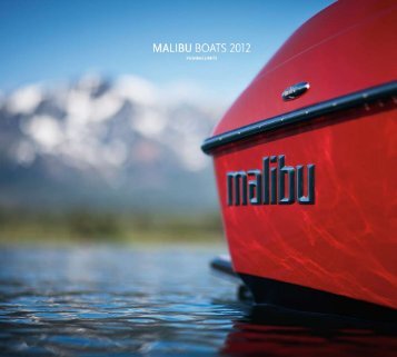 Malibu Boats Brochure - Morse Lake Inboards