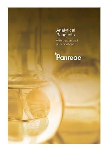 Analytical Reagents with guaranteed specifications - Panreac