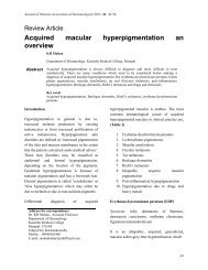 Acquired macular hyperpigmentation an overview - JPAD