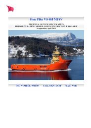 TECH OUTL. SPEC. «MT 6000 Mk.II» OHM - Siem Offshore AS