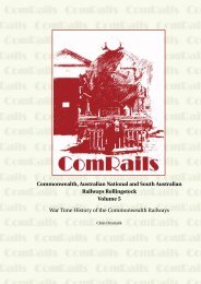 War Time History of the Commonwealth Railways - Chris's ...