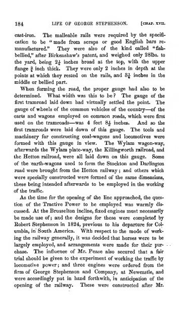 The life of George Stephenson, railway engineer - Lighthouse ...