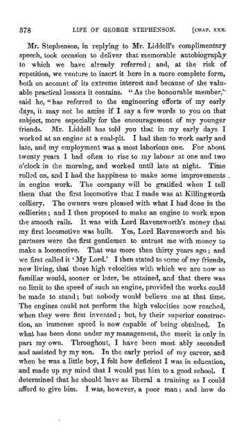 The life of George Stephenson, railway engineer - Lighthouse ...