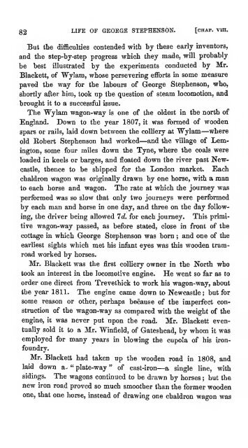 The life of George Stephenson, railway engineer - Lighthouse ...