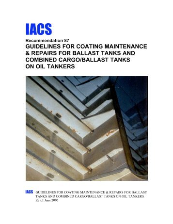 guidelines for coating maintenance & repairs for ballast